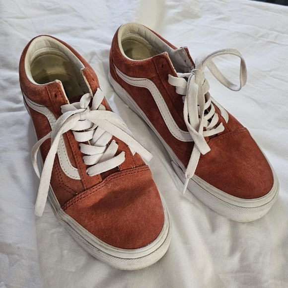 Vans Shoes - Skater indie Burnt orange sienna suede vans sneakers Size 7.5 womens, 6 mens